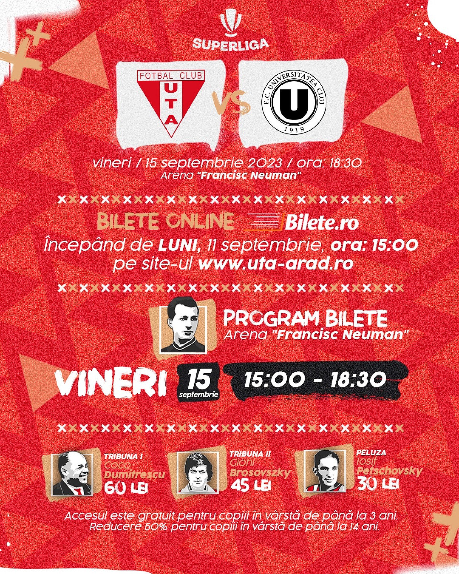 Imagine Bilete pentru UTA - Universitatea Cluj