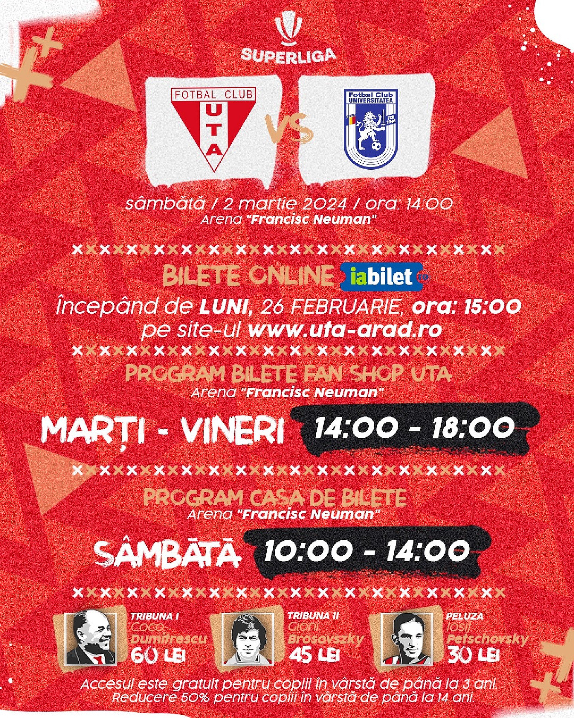 Imagine Bilete pentru UTA - FCU Craiova
